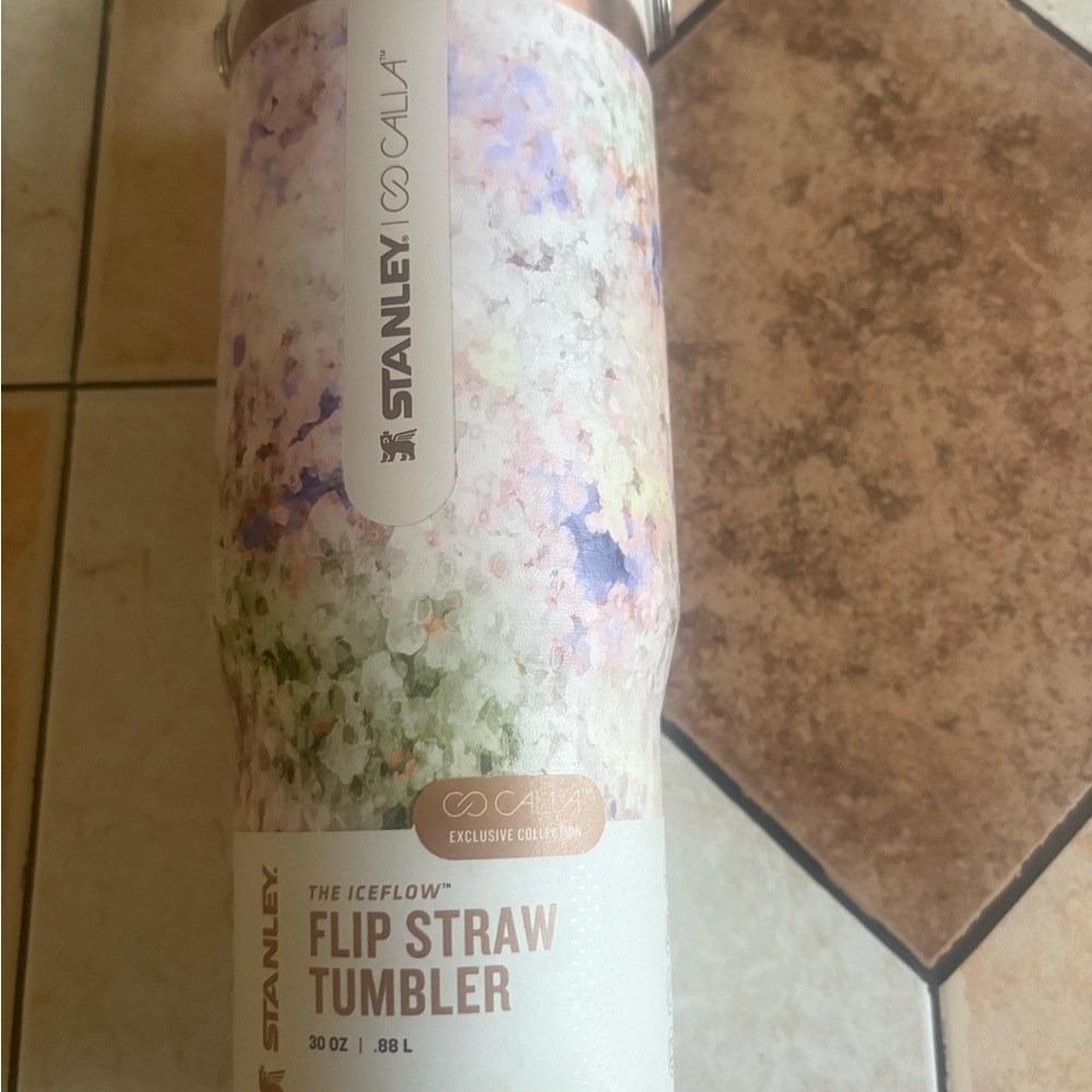 Stanley x Calia  Floral Flip Straw Tumbler30oz NWT